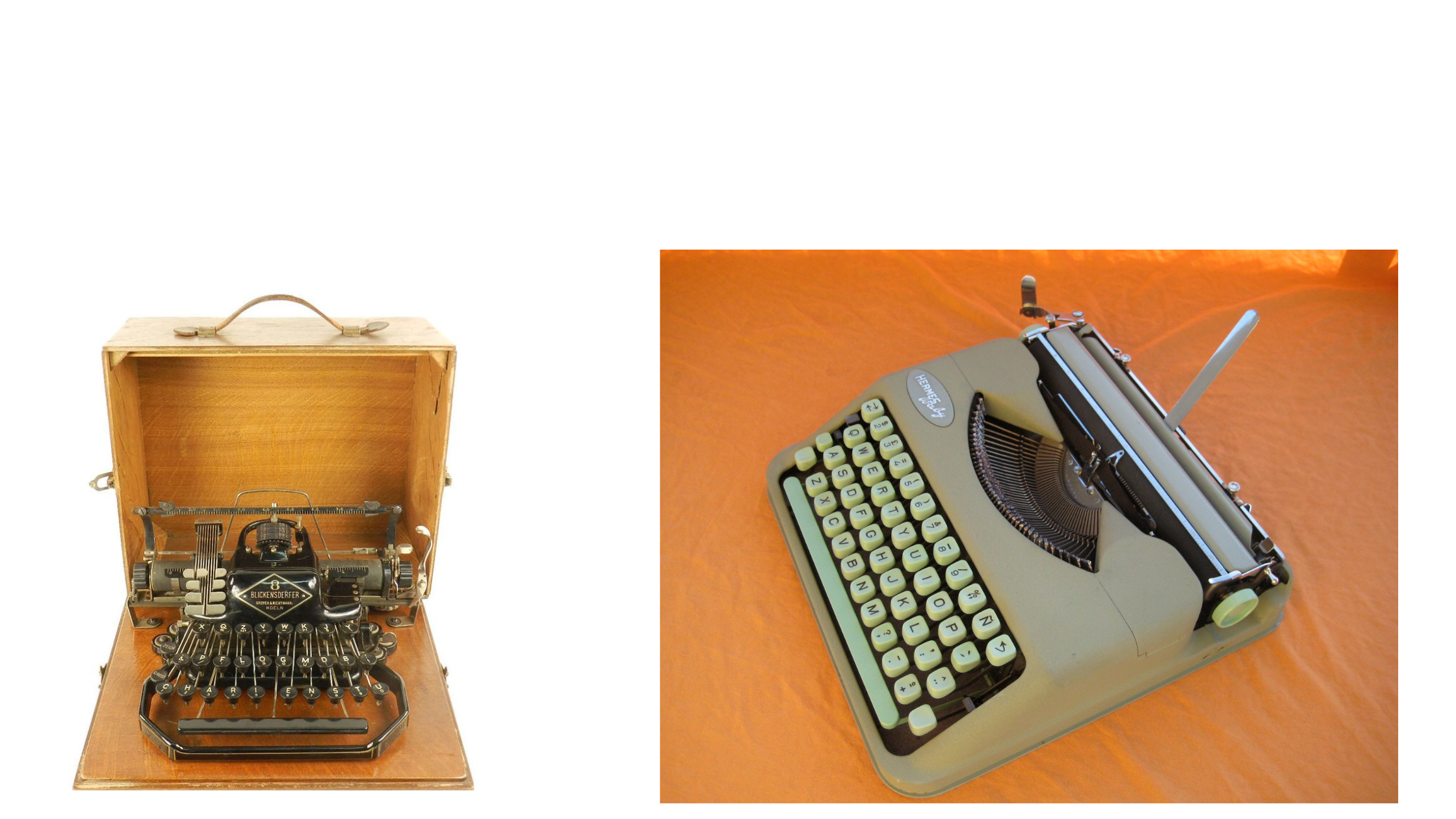 Modern Collectible and Artisanal Typewriters